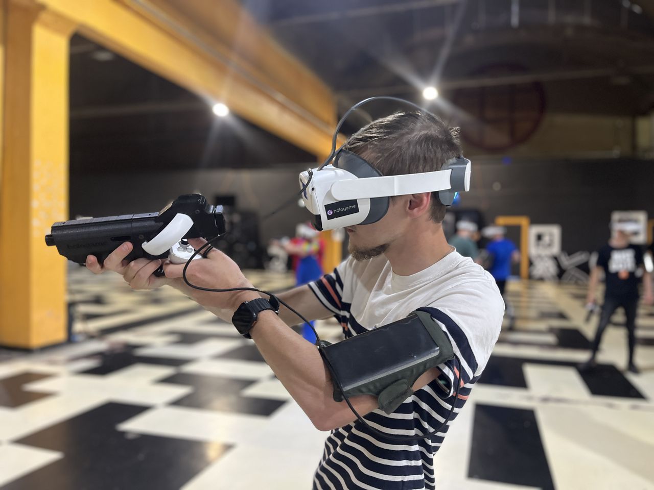 Session de réalité virtuelle chez Team Square
